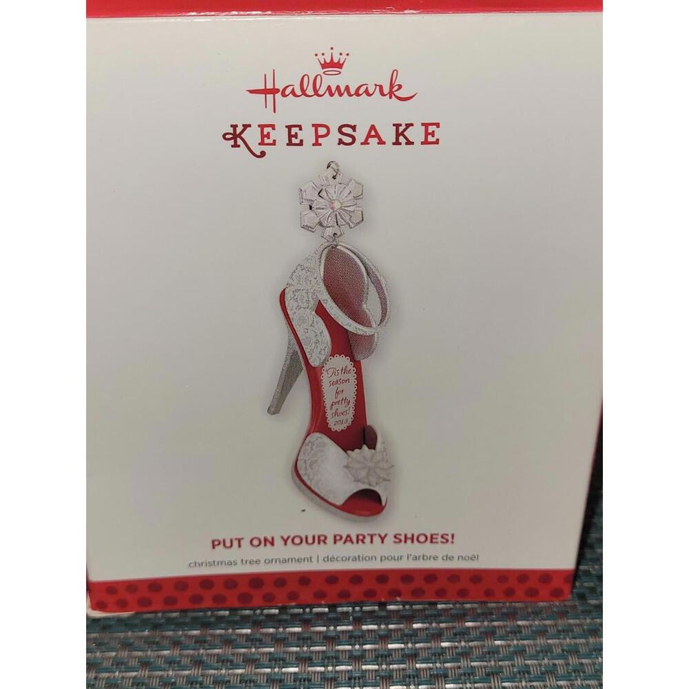 Hallmark Keepsake Christmas Ornament 2013 Put On Your Party Shoes - Picture 2 of 4